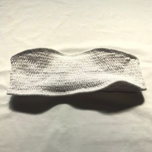 Bamba Swim Top // Smocked Bandeau Top